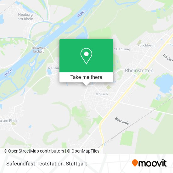 Safeundfast Teststation map
