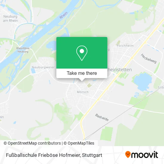Fußballschule Frieböse Hofmeier map