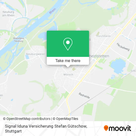 Карта Signal Iduna Versicherung Stefan Gütschow