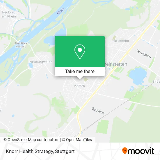 Knorr Health Strategy map