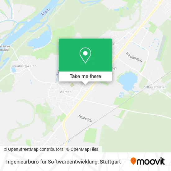 Карта Ingenieurbüro für Softwareentwicklung
