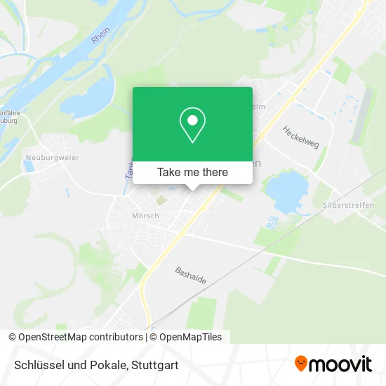 Карта Schlüssel und Pokale