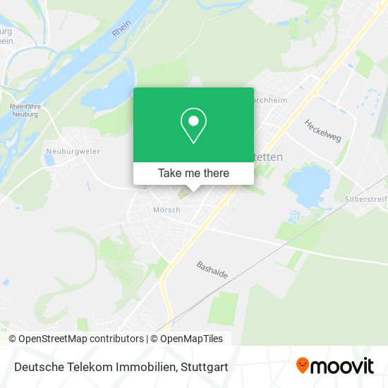 Deutsche Telekom Immobilien map