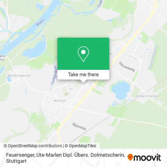 Карта Feuersenger, Ute-Marlen Dipl.-Übers. Dolmetscherin