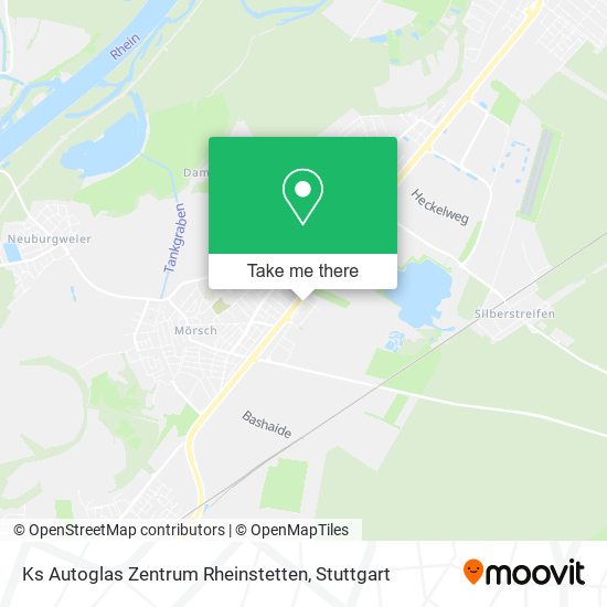 Ks Autoglas Zentrum Rheinstetten map