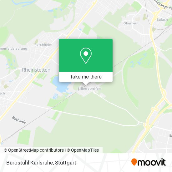 Bürostuhl Karlsruhe map