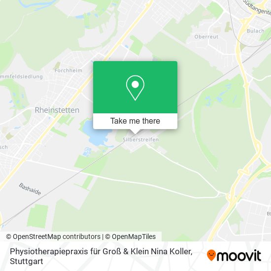 Physiotherapiepraxis für Groß & Klein Nina Koller map