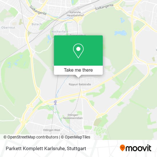 Parkett Komplett Karlsruhe map