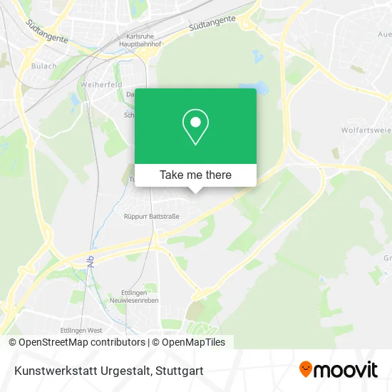 Карта Kunstwerkstatt Urgestalt