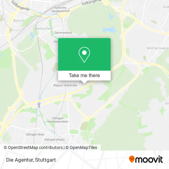 Карта Die Agentur