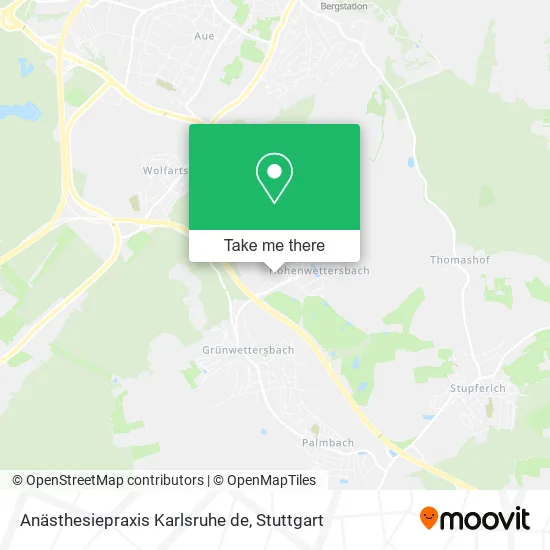 Карта Anästhesiepraxis Karlsruhe de