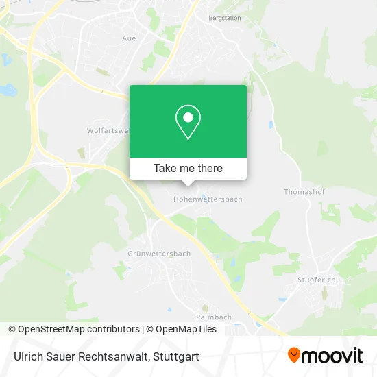 Карта Ulrich Sauer Rechtsanwalt