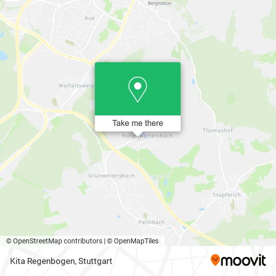 Карта Kita Regenbogen