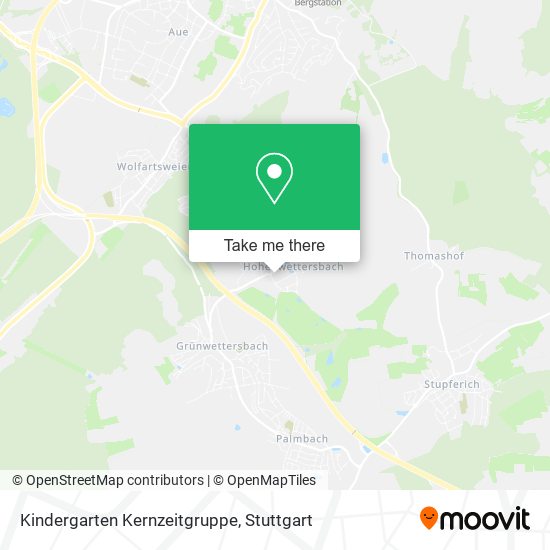 Kindergarten Kernzeitgruppe map