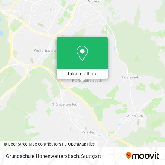 Карта Grundschule Hohenwettersbach