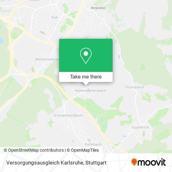 Versorgungsausgleich Karlsruhe map