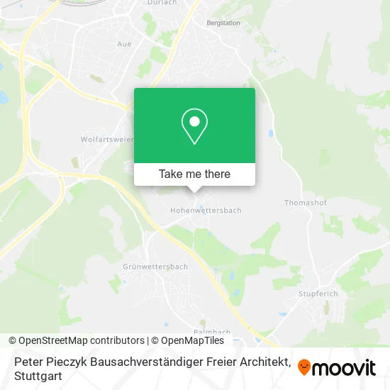 Карта Peter Pieczyk Bausachverständiger Freier Architekt