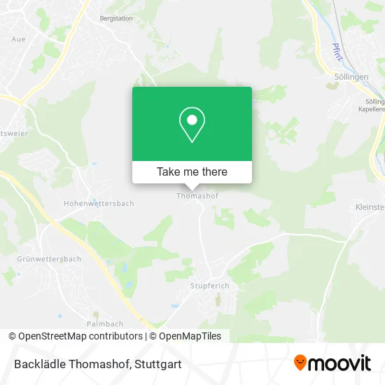 Карта Backlädle Thomashof