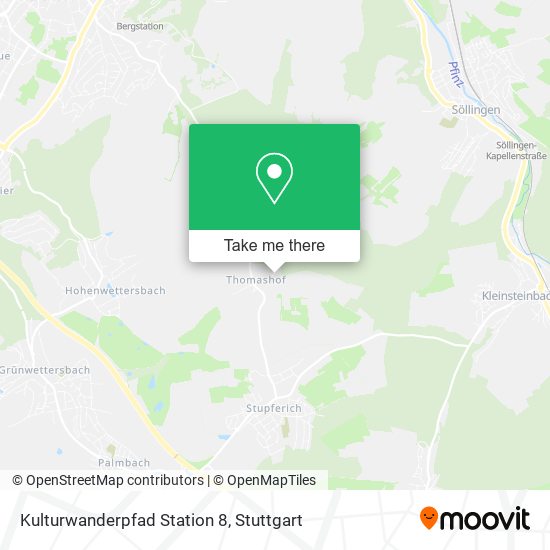 Kulturwanderpfad Station 8 map