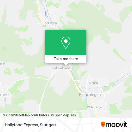 Hollyfood Express map