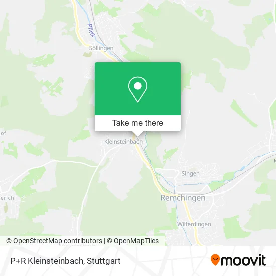 Карта P+R Kleinsteinbach