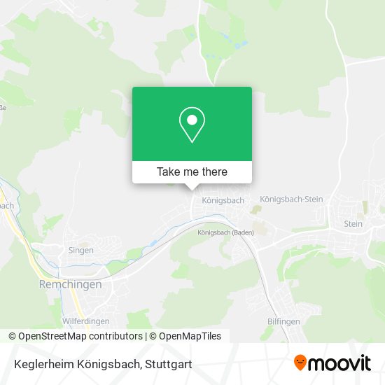 Keglerheim Königsbach map