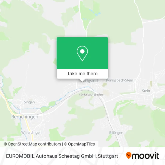 Карта EUROMOBIL Autohaus Schestag GmbH