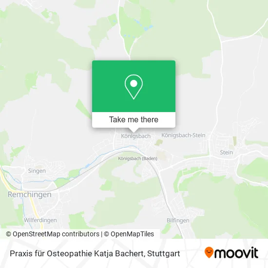 Карта Praxis für Osteopathie Katja Bachert