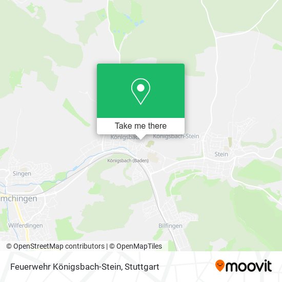 Feuerwehr Königsbach-Stein map