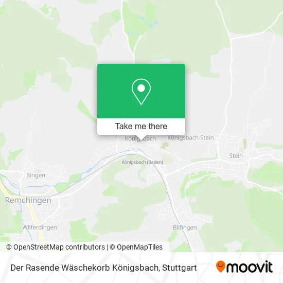 Карта Der Rasende Wäschekorb Königsbach