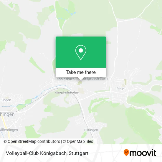 Карта Volleyball-Club Königsbach