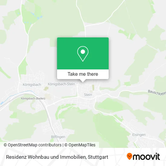 Карта Residenz Wohnbau und Immobilien