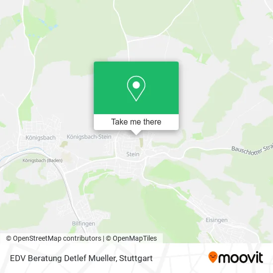 Карта EDV Beratung Detlef Mueller