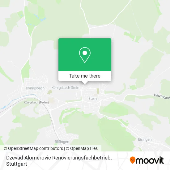 Карта Dzevad Alomerovic Renovierungsfachbetrieb