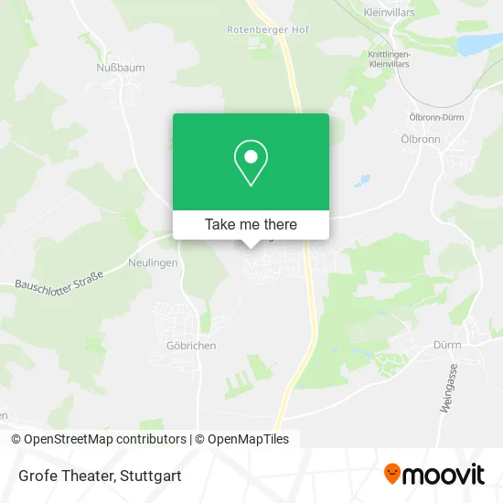 Grofe Theater map