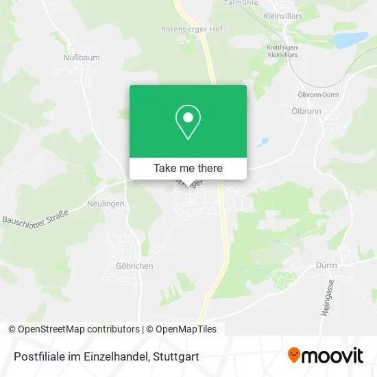 Карта Postfiliale im Einzelhandel