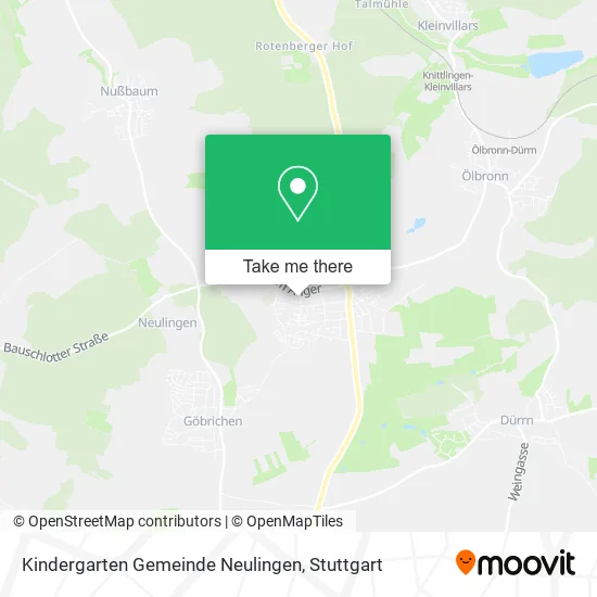 Карта Kindergarten Gemeinde Neulingen