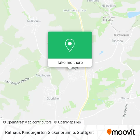 Rathaus Kindergarten Sickenbrünnle map