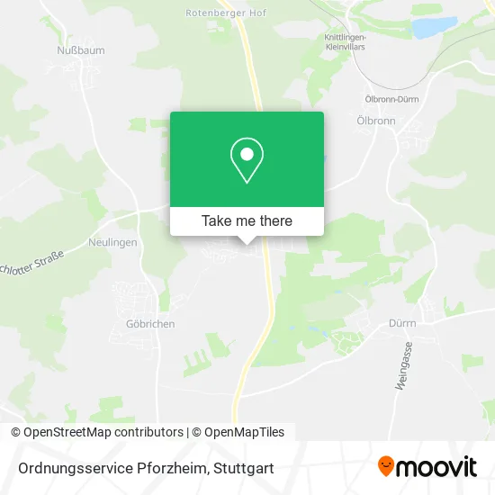 Карта Ordnungsservice Pforzheim