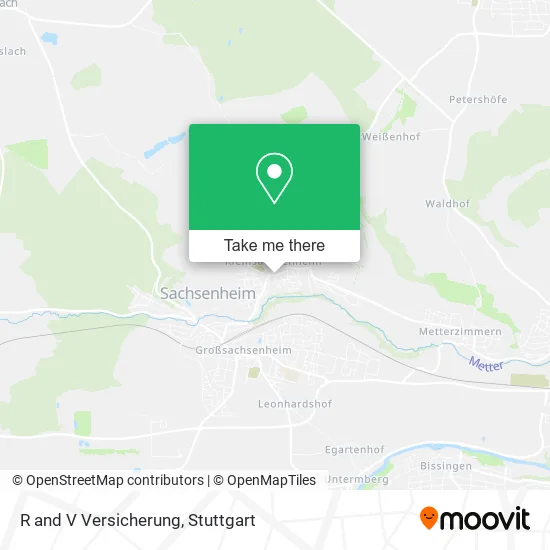 R and V Versicherung map