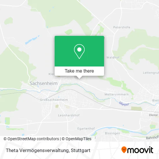Карта Theta Vermögensverwaltung
