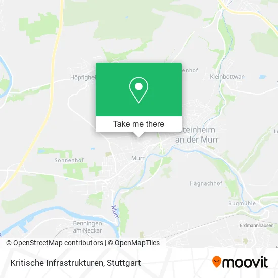 Карта Kritische Infrastrukturen