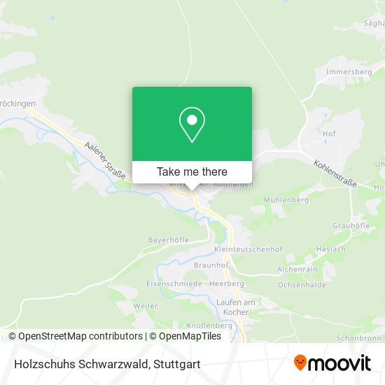 Holzschuhs Schwarzwald map
