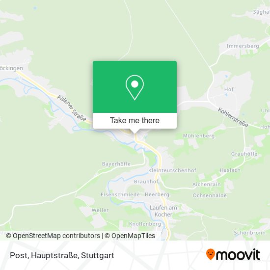 Post, Hauptstraße map
