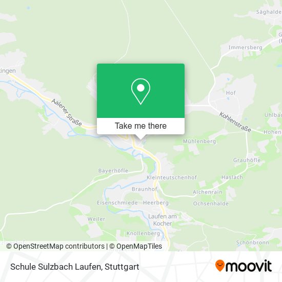 Schule Sulzbach Laufen map