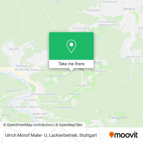 Карта Ulrich Morof Maler- U. Lackierbetrieb