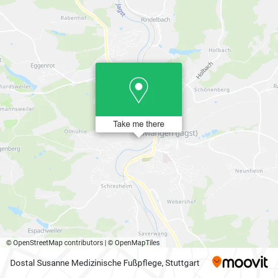 Карта Dostal Susanne Medizinische Fußpflege