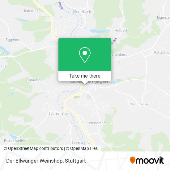 Der Ellwanger Weinshop map