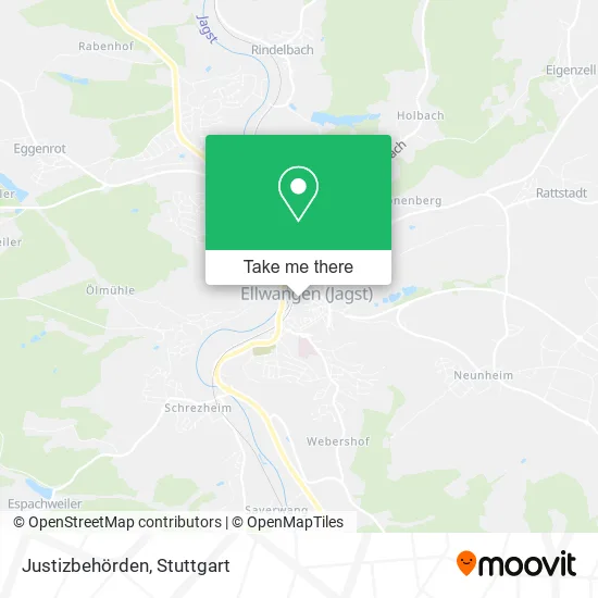 Карта Justizbehörden