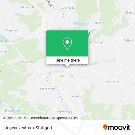 Jugendzentrum map